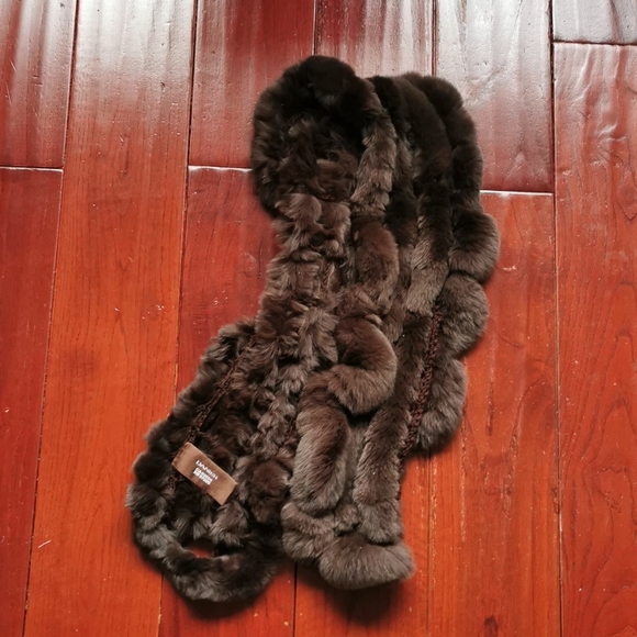 DANIER RIBBIT FUR SCARF - Picture 1 of 1